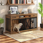 63" Double Dog Crate