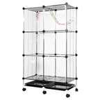 Wide Birdcage with Stand Tray