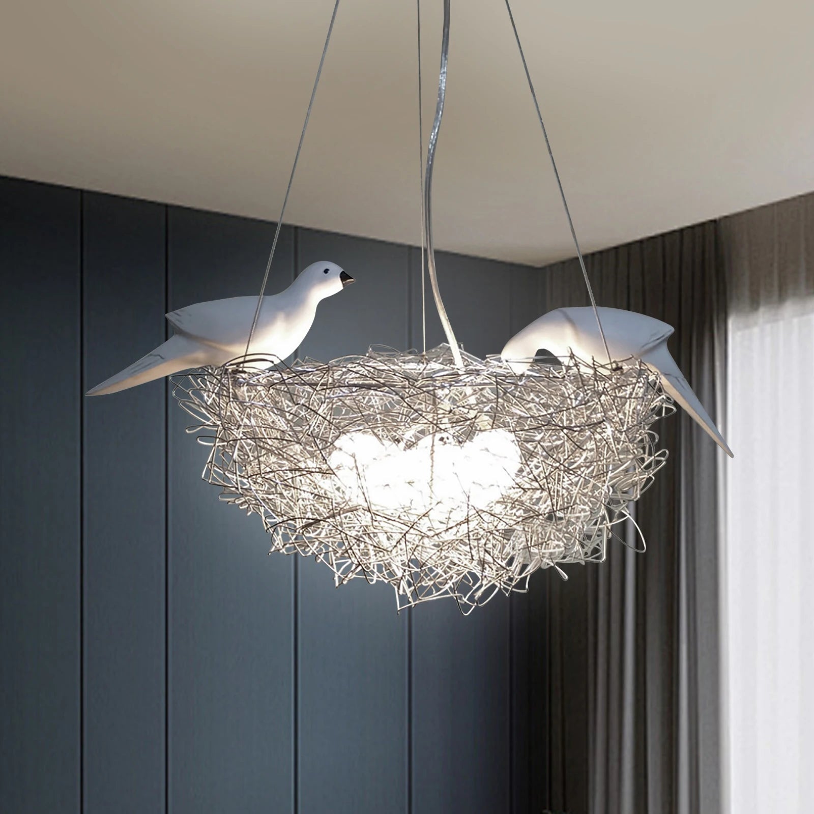Bird Nest Chandelier LED