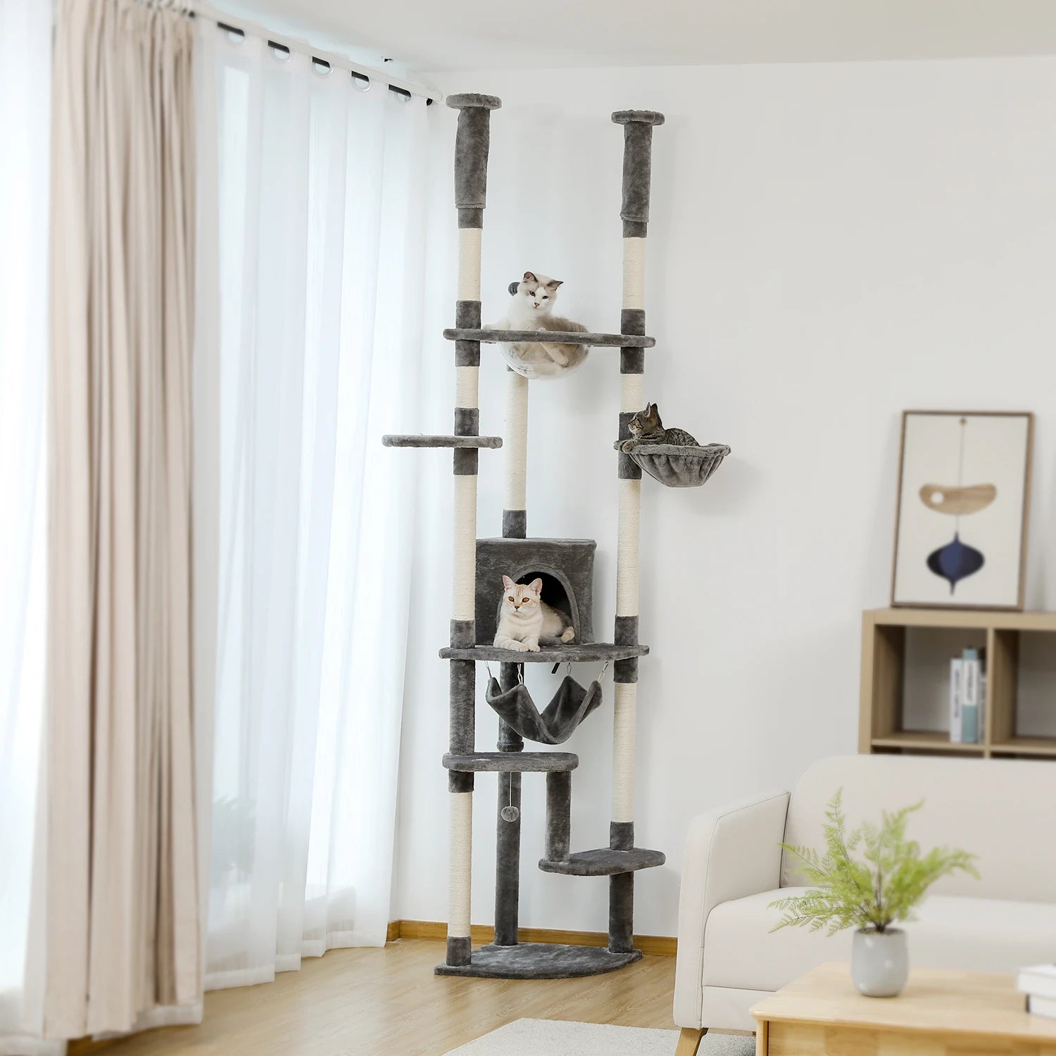 Floor to Ceiling Cat Tree