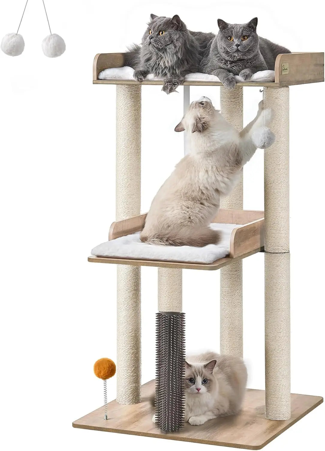 Modern Cat Tree for Large Indoor Cats