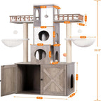 Cat Tree/Litter Box Enclosure