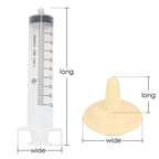 Pet Nursing Nipple with Syringe 2-pcs