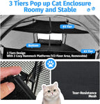 Pop-Up Cat Enclosure Tent