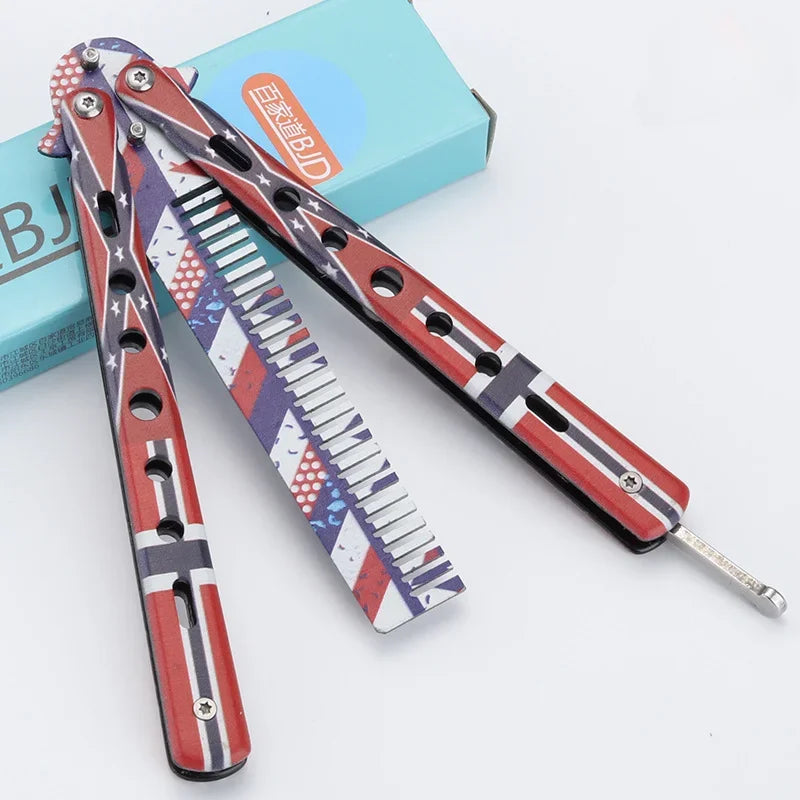 Foldable Comb Stainless Steel