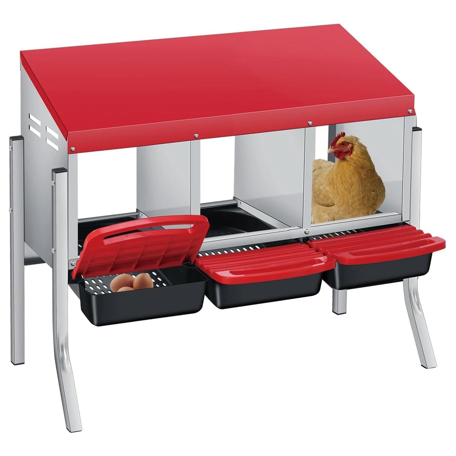 Chicken Nesting Box Automatic Roll-Out Egg
