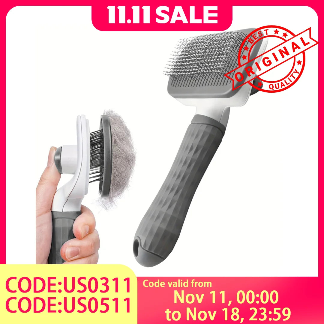 2-in-1 Pet Grooming Brush