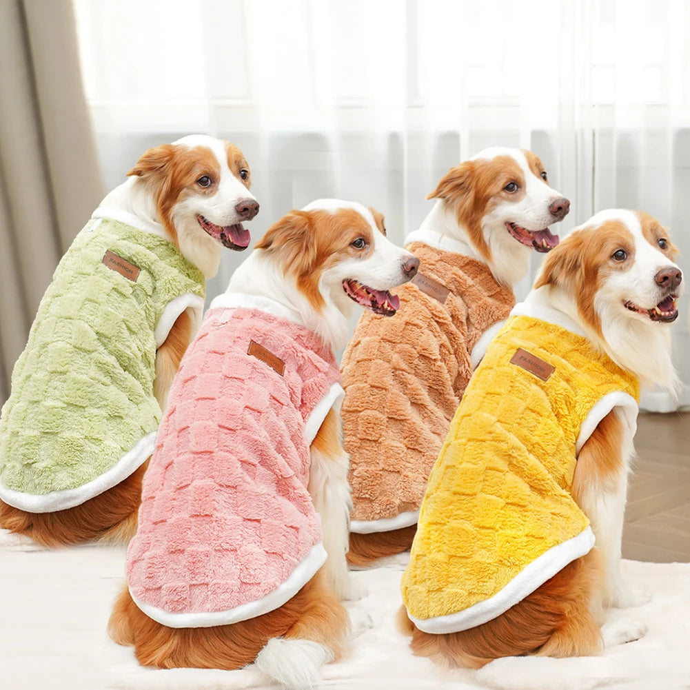 S-6XL Dog Warm Flannel Clothes