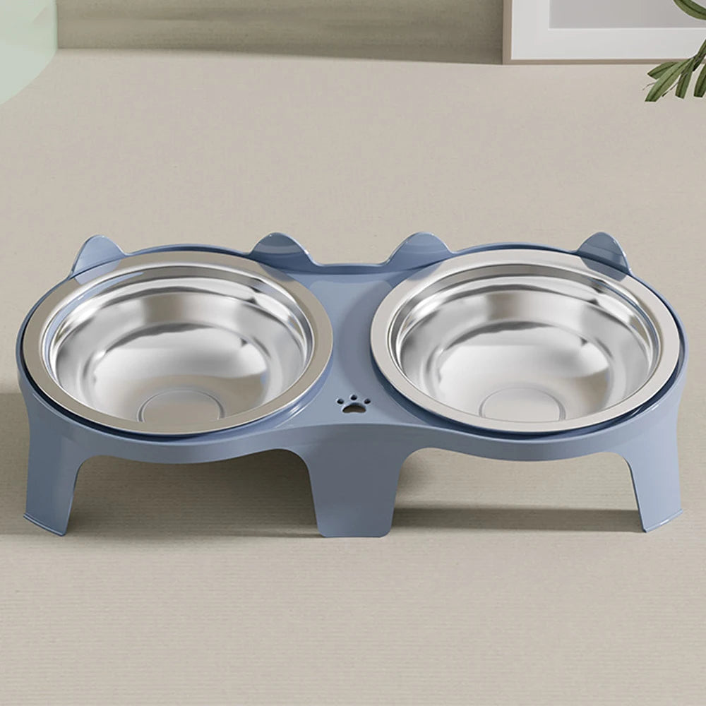 Stainless Steel Cat Food/Water Bowl