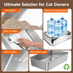 XL Cat Litter Box with Lid