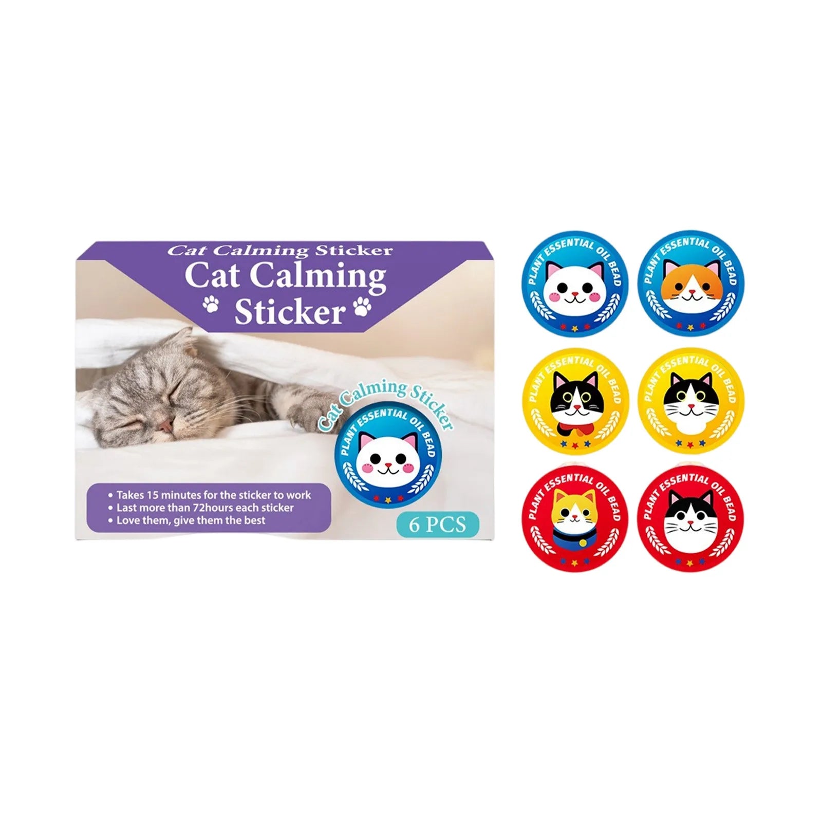 Pet emotional soothing bead patch