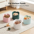 Elevated Ceramic Cat Bowls