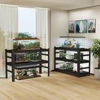 Sturdy 5-Shelf Steel Aquarium Stand
