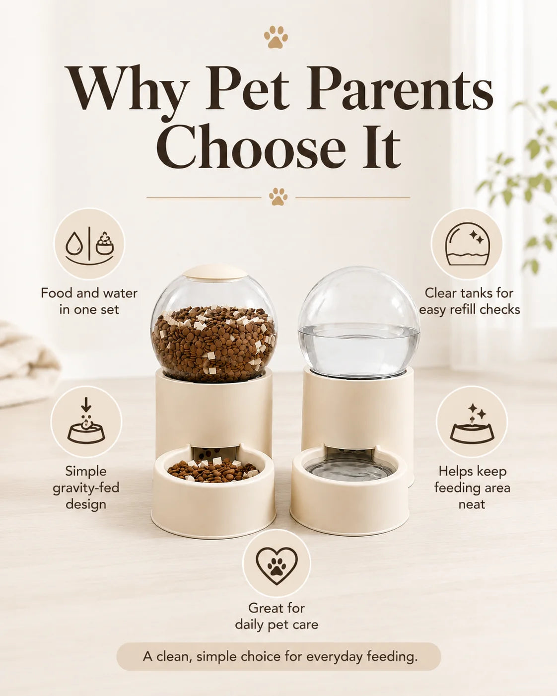 Keep Cats Fed & Hydrated Easily