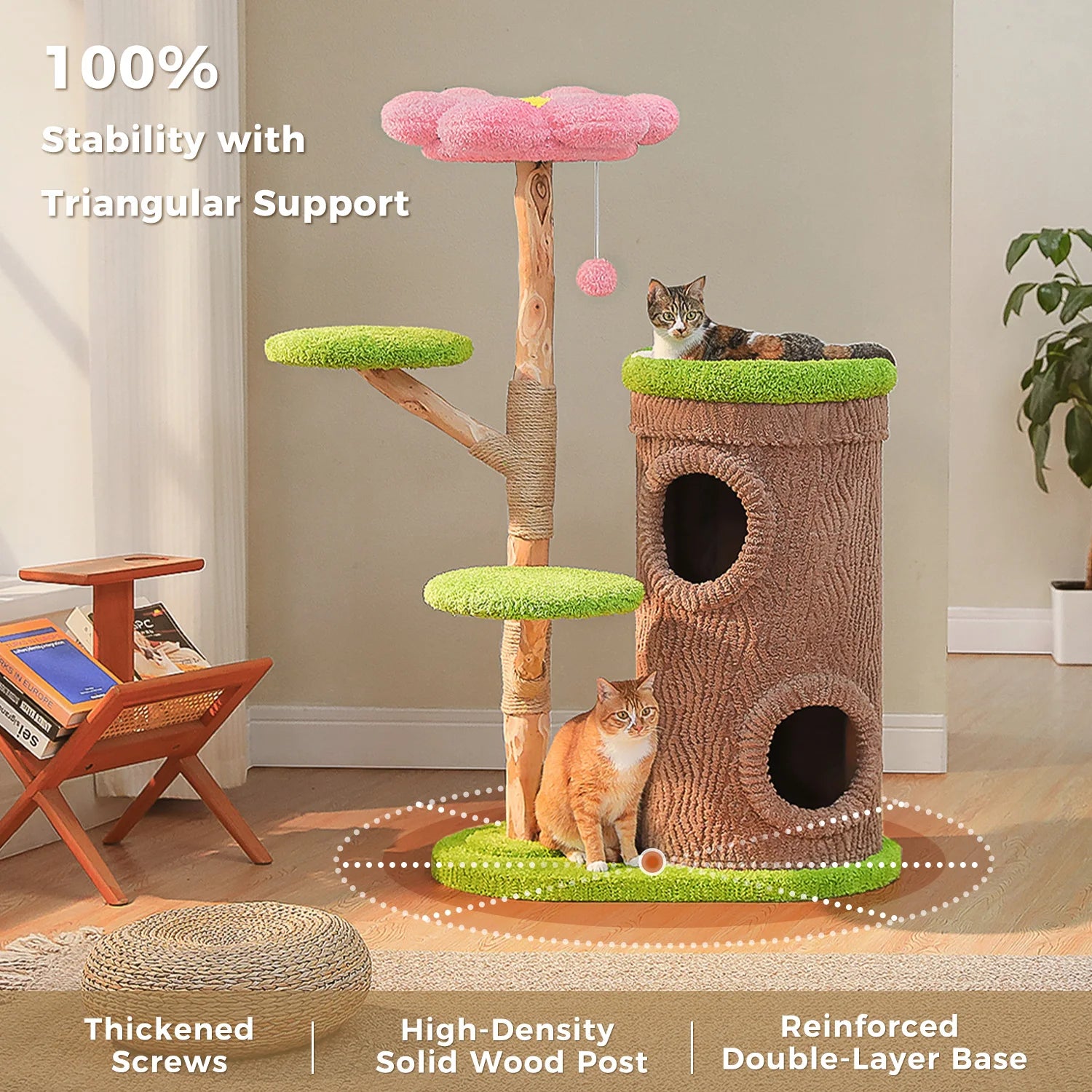 Wood Cat Tree