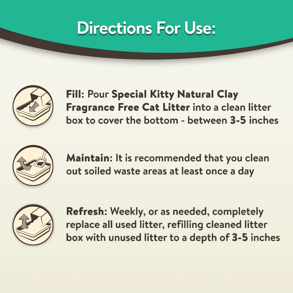 4-Pack Clumping Clay Litter