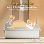 Stainless Steel Cat Litter Box