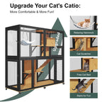 Cat Enclosure 4 Tier
