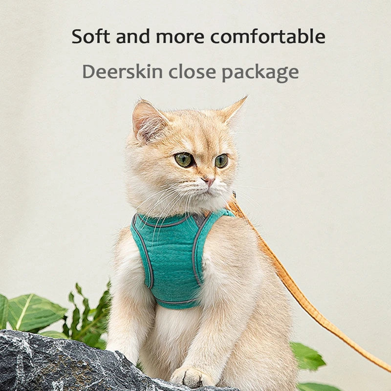 Cat Harness Leash Set