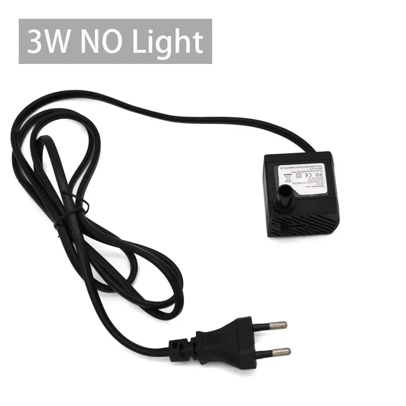 3W 5W LED Light Fountain Pump