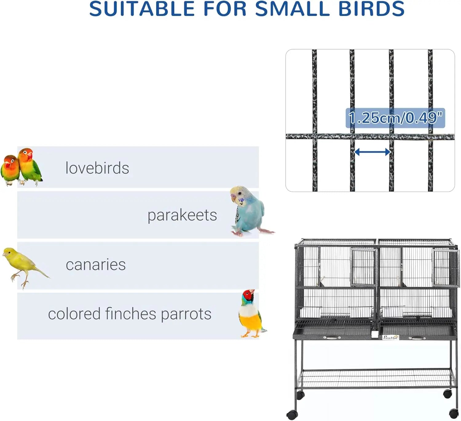 Divided Bird Cage