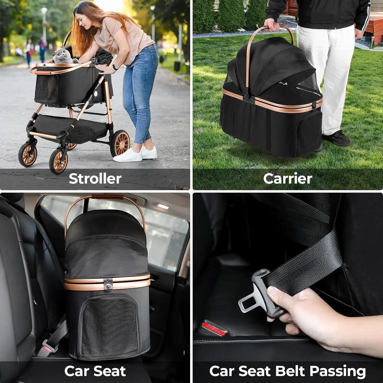 High Wheels Pet Stroller