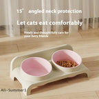 Food Feeders Pet Cat/Dog Double Bowls