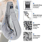 Small pet sling holder