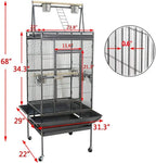 Standing Play Top Bird Cage 68"