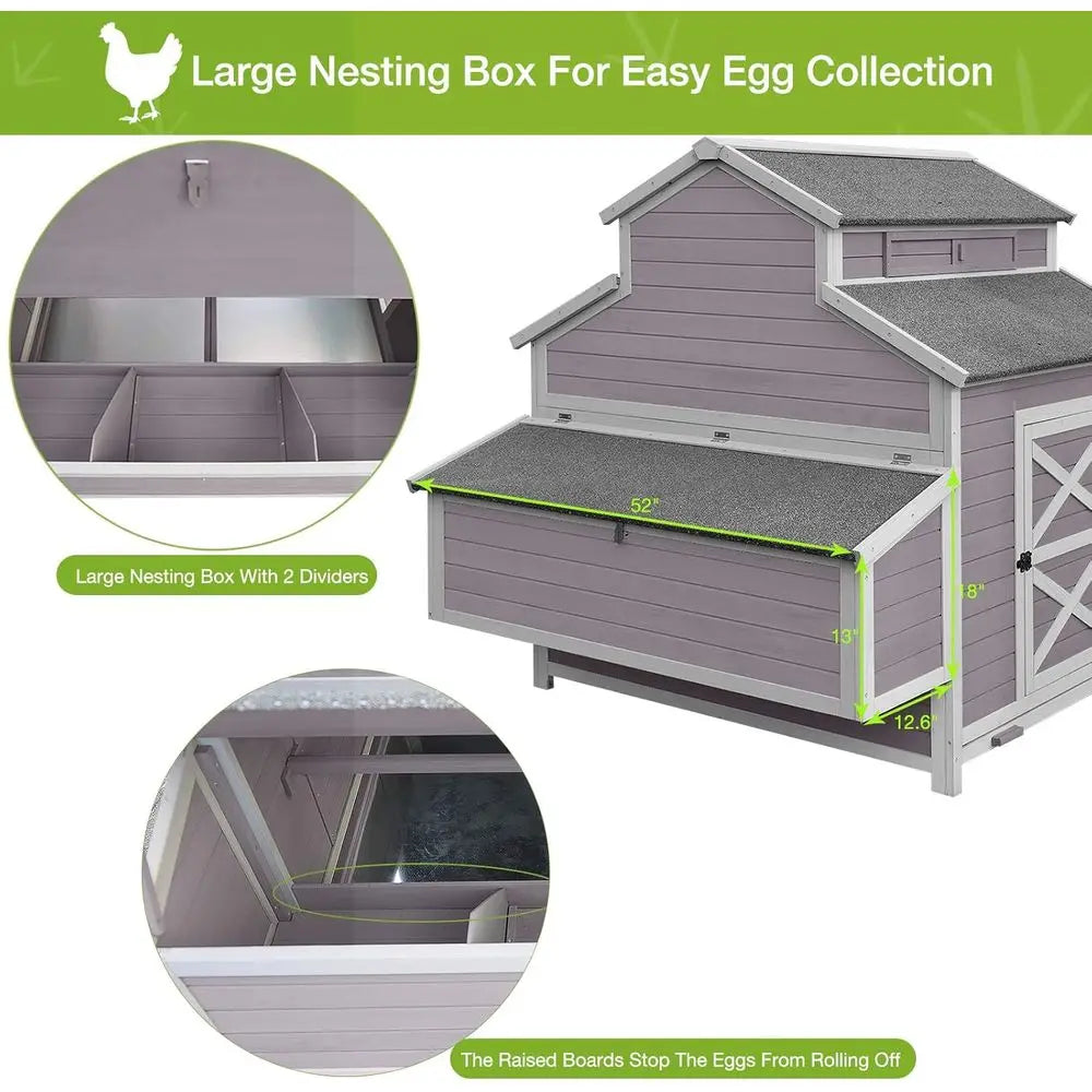 Large Wooden Chicken Coop