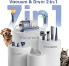 Pet Grooming Vacuum/Dryer Kit/Clippers