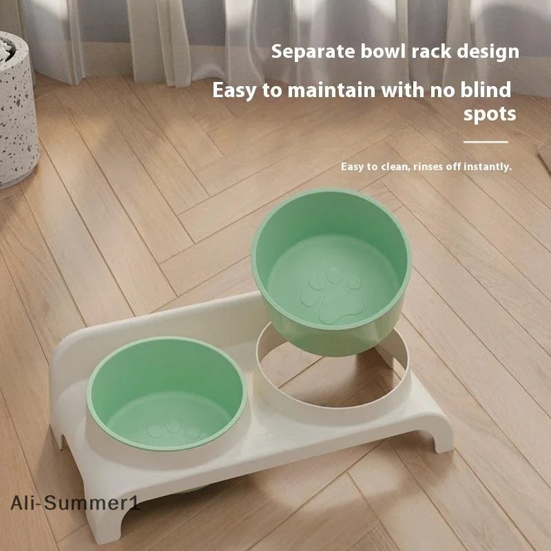 Food Feeders Pet Cat/Dog Double Bowls
