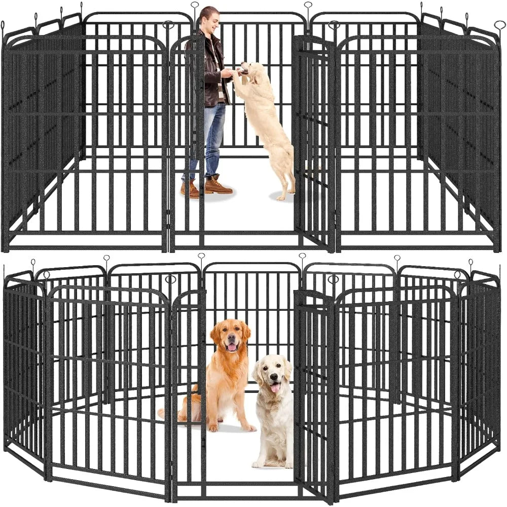Dog Fence 12 Piece Panels 47"