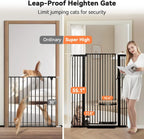 Tall Cat Gate with Pet Door