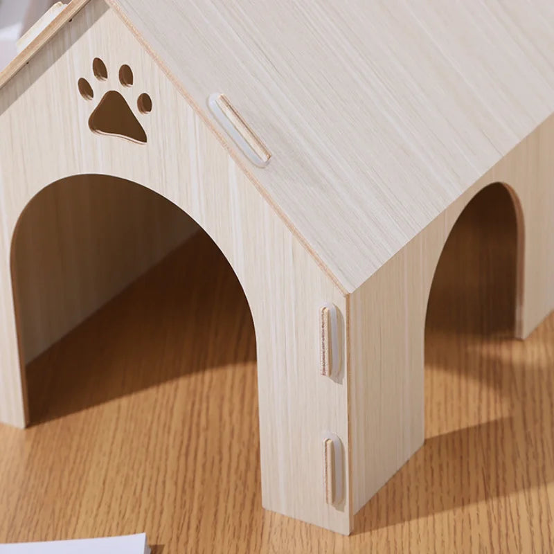Cat Wooden Nest House