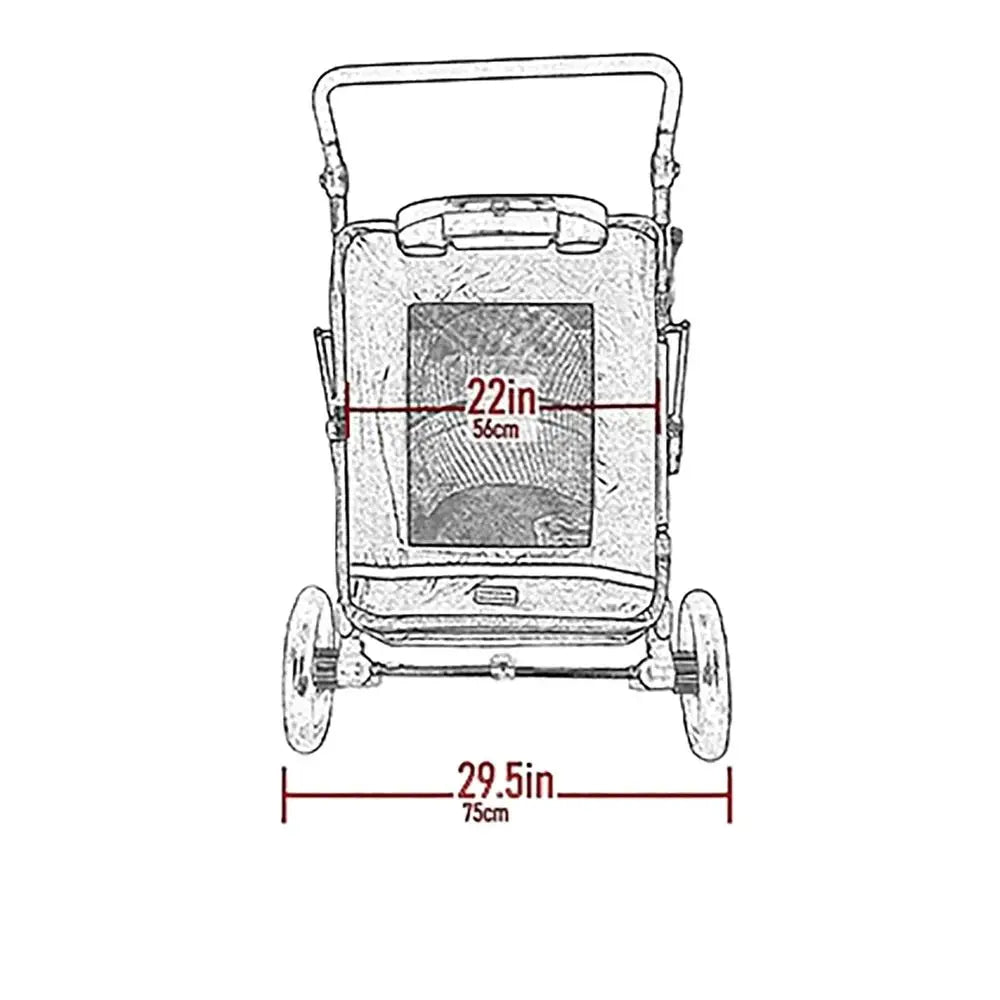 NO-Zip Stroller for Dogs/Cats