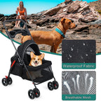 Dog Cat Stroller Outdoor Travel