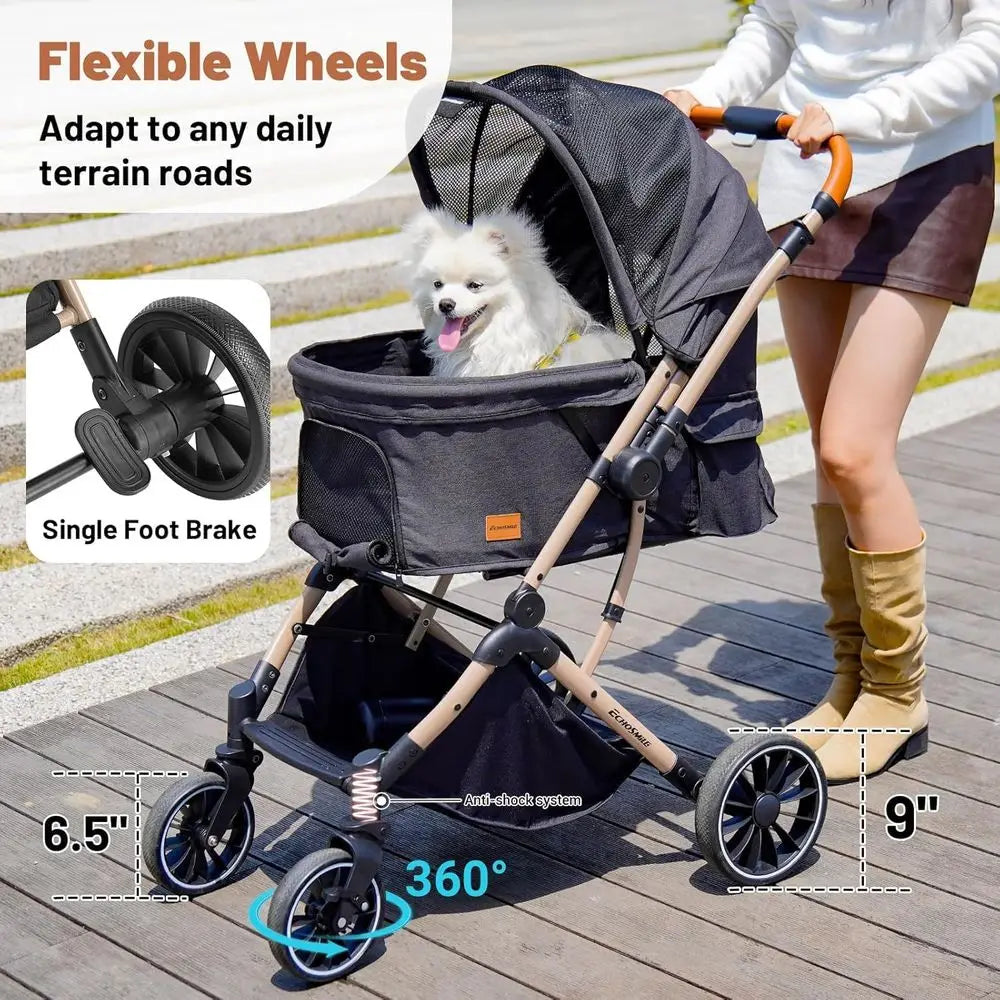 Small Medium Dogs Stroller