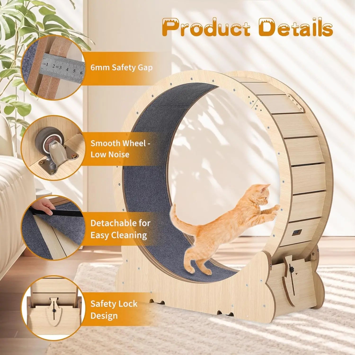 Exercise Wheel for Indoor Cats