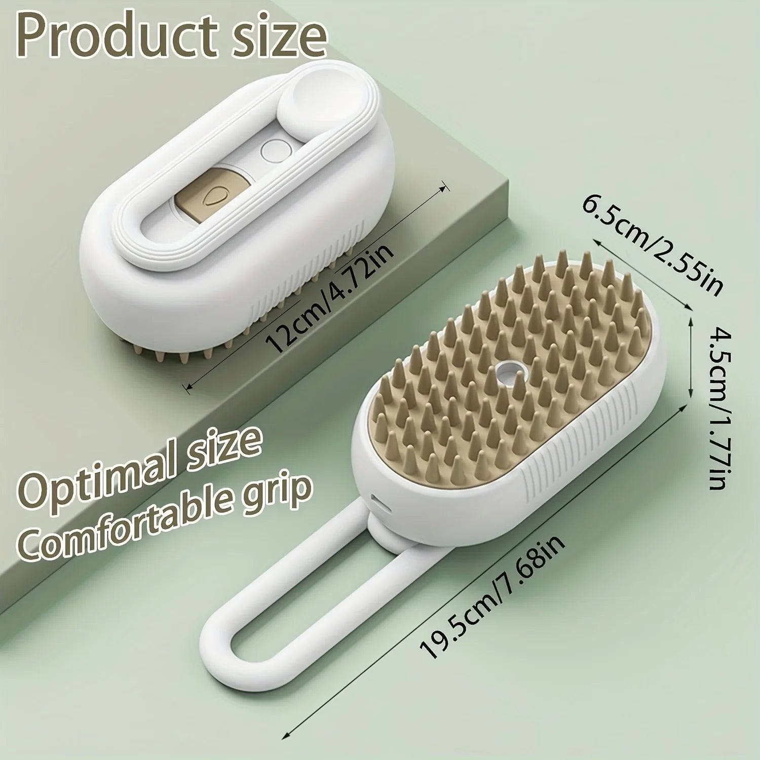 Self-Cleaning Grooming Brush