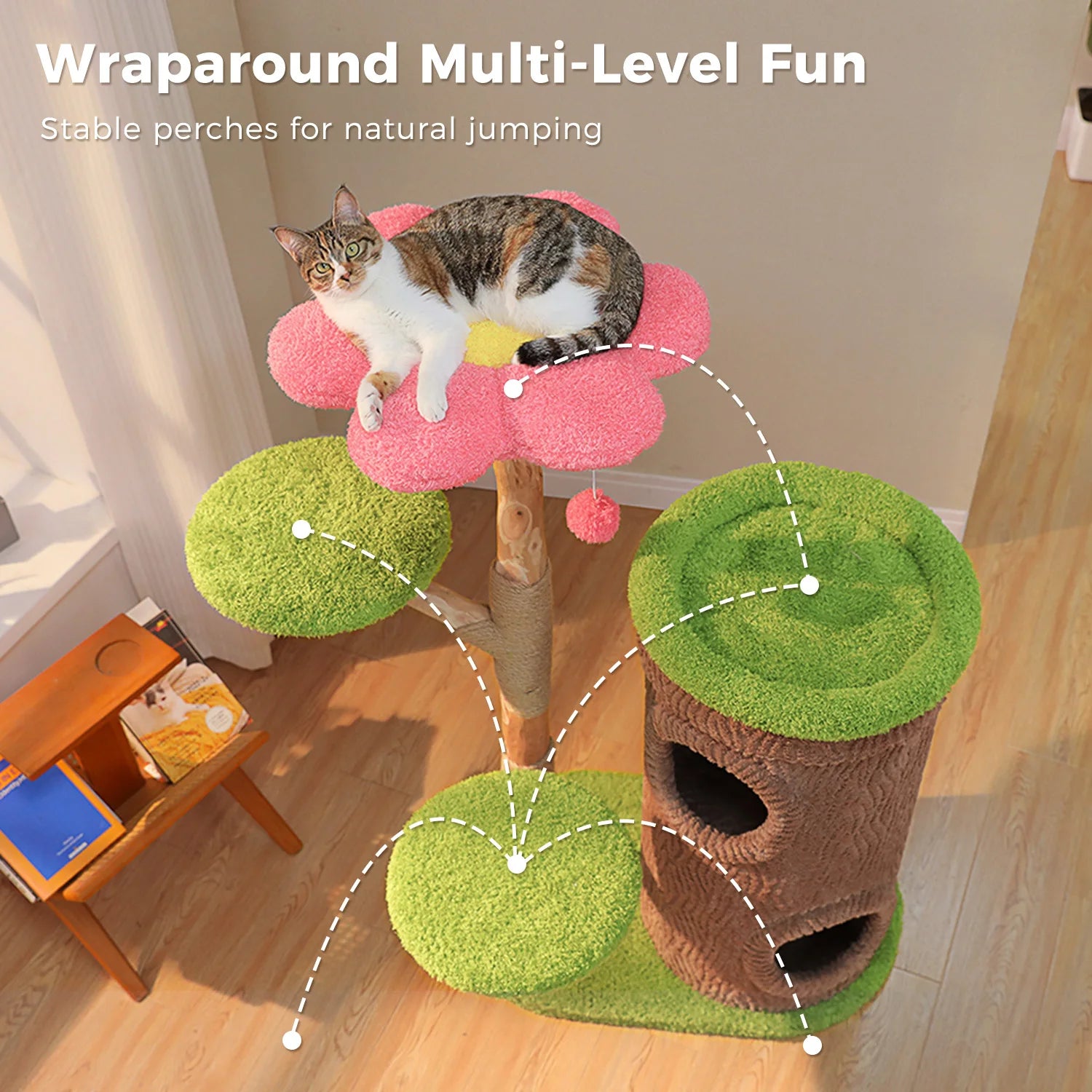 Wood Cat Tree