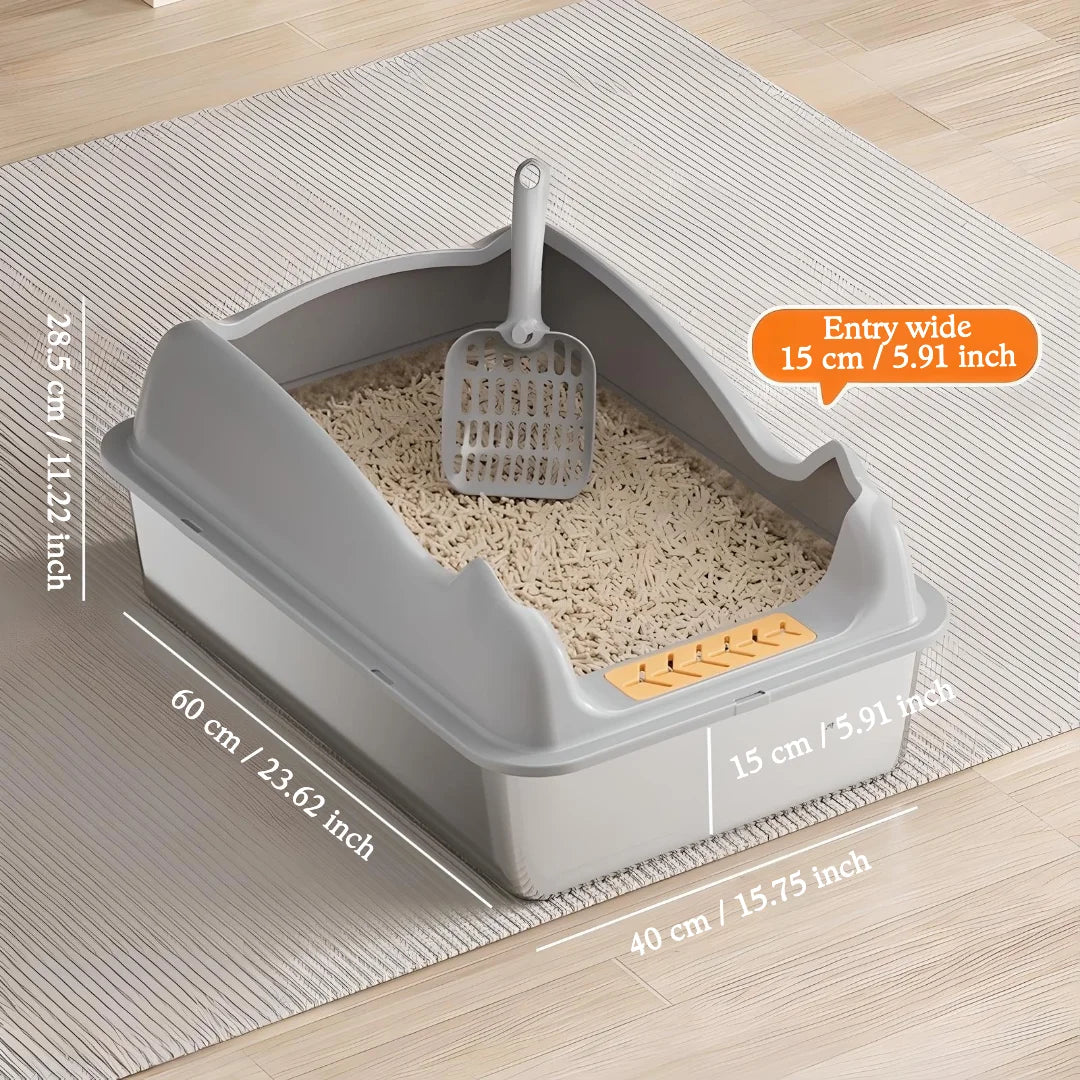 Stainless Steel Cat Litter Box