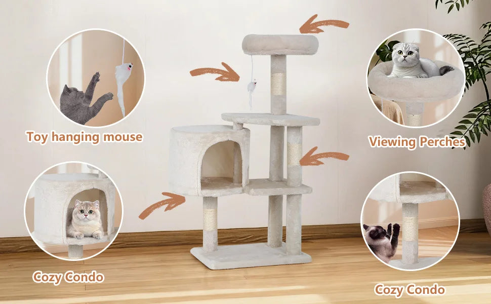 37in Cat Tree Tower