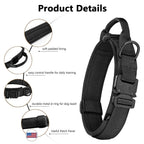 Tactical Dog Harness Collar Leash