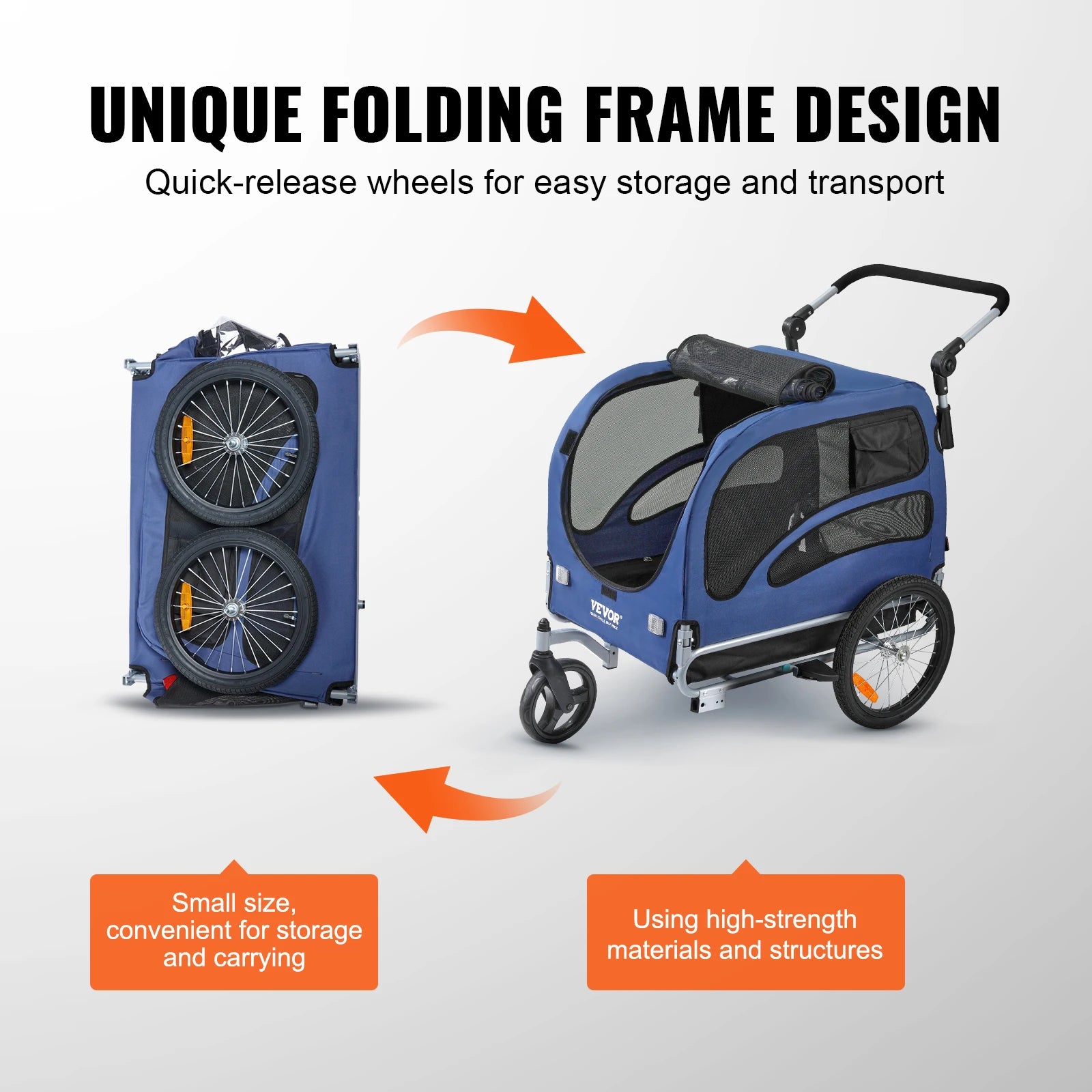 100 lbs. Dog Bike Trailer