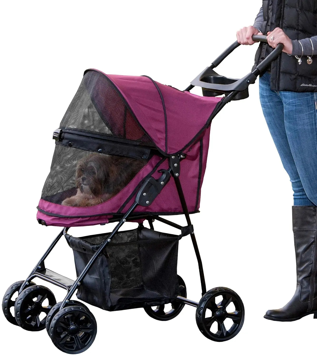 Zipper-less Stroller for Cats/Dogs