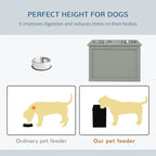 Raised Dog Feeding Station