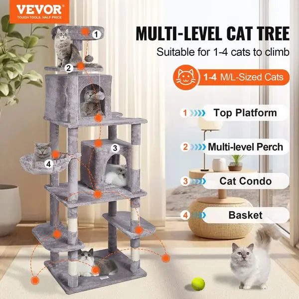 Cat Tree 68.5' Cat Tower