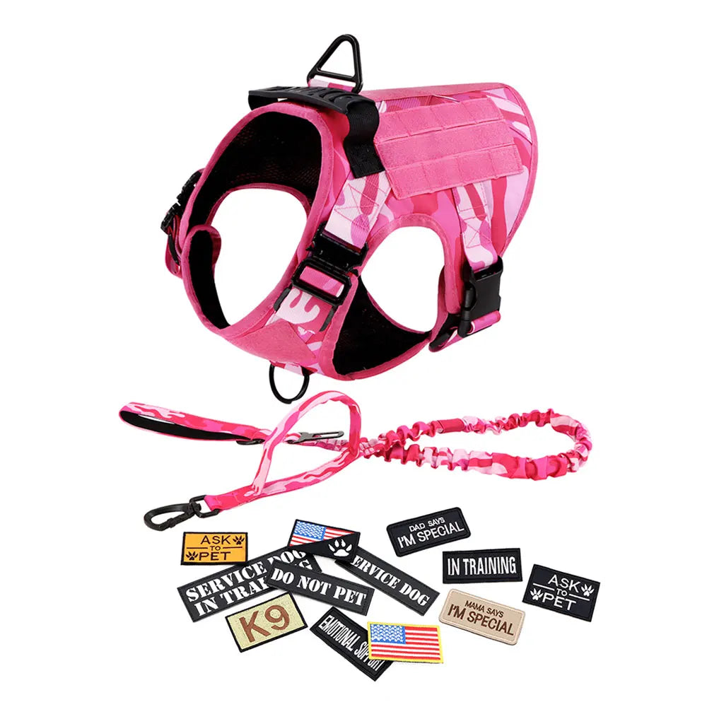 Military Pink Camouflage Harness