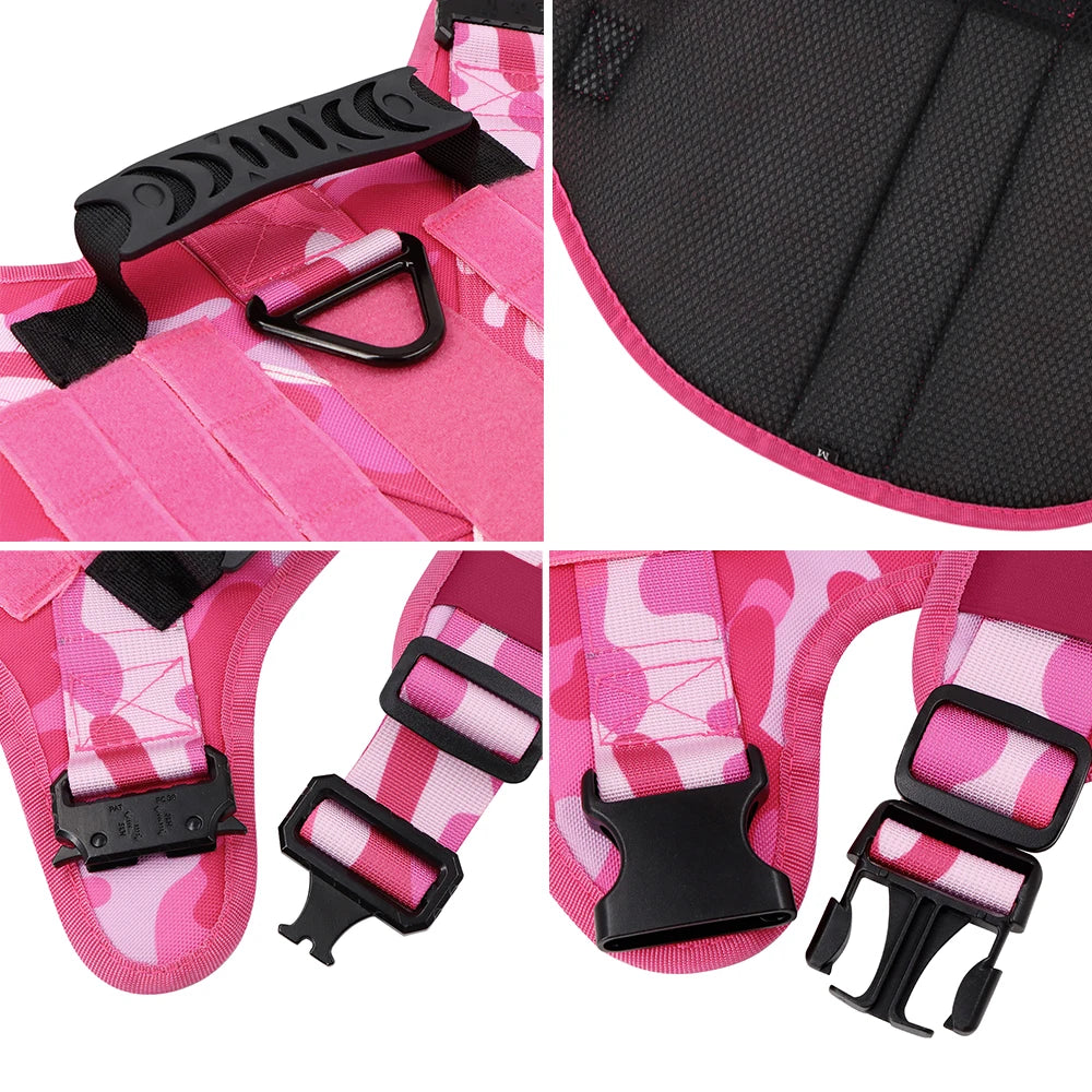 Military Pink Camouflage Harness